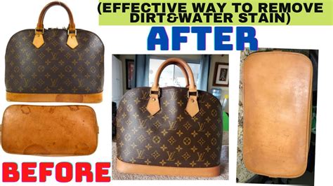 how to get rid of watermarks on louis vuitton vachetta|water stain removal Louis Vuitton.